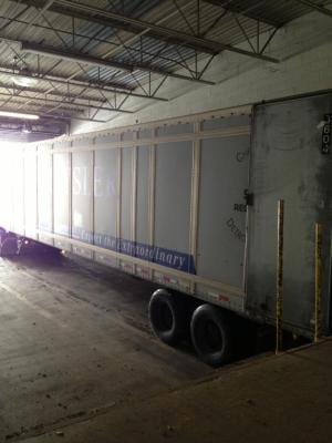 Our first ever delivery to our new building on Hill Ave. January 3, 2013. Right on Schedule.